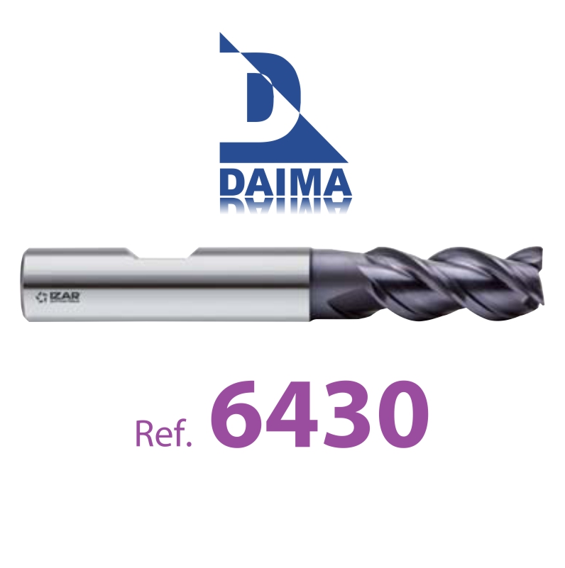 Fresa Frontal Acabado PMX 3Z Aluminio