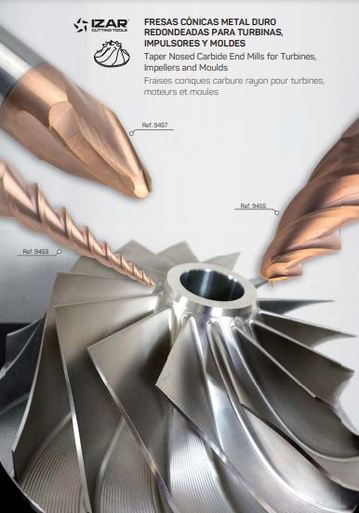 FRESAS CÓNICAS,  IMPULSORES Y MOLDES